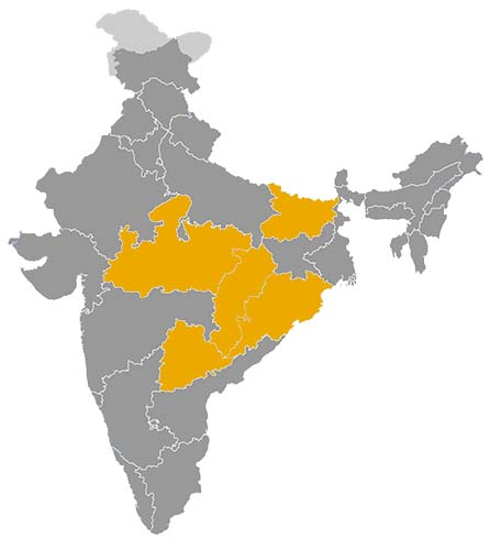 India • |-0150/0050| • Mahameghavahana dynasty: map
